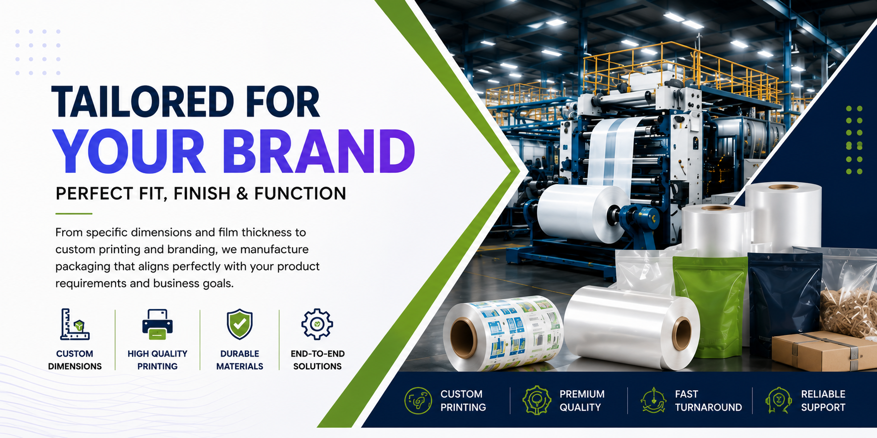 Innovative and strong packaging manufactured with advanced technology